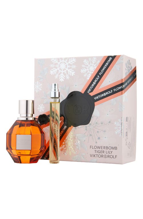 Shop Viktor & Rolf Viktor&rolf Flowerbomb Tiger Lily Eau De Parfum 2-piece Holiday Gift Set (limited Edition) $183 Valu In No Color