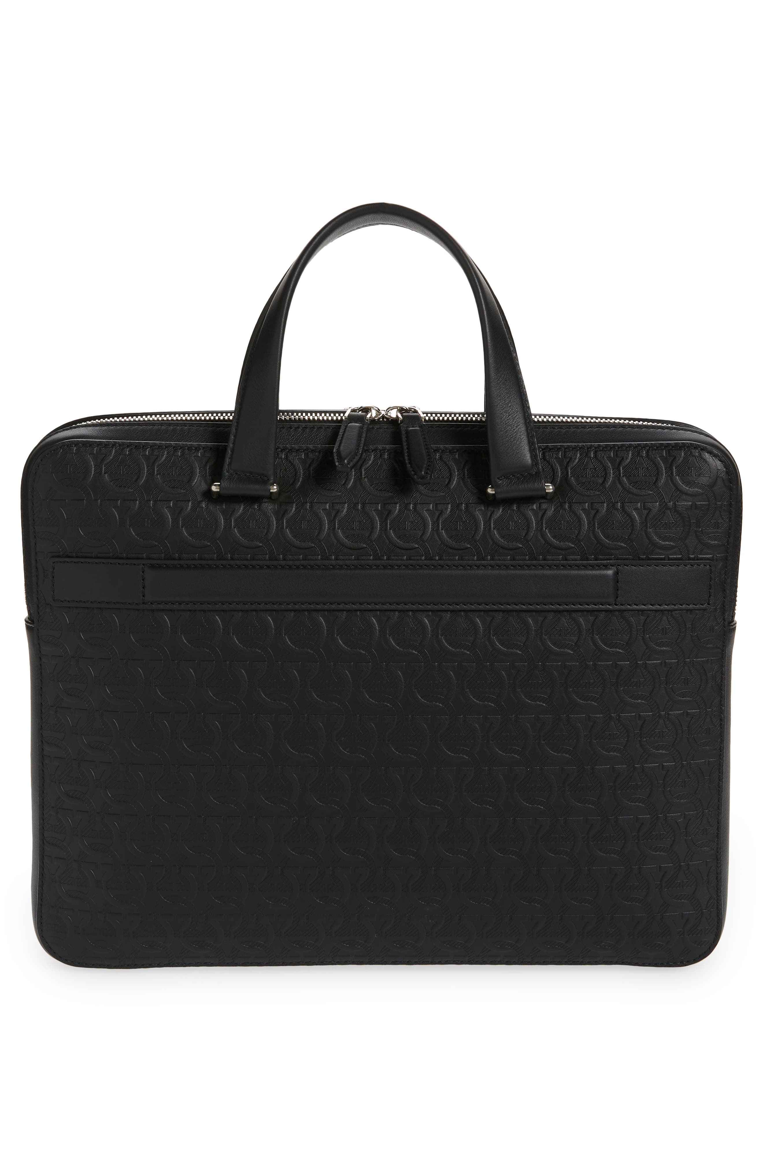 ferragamo mens briefcase