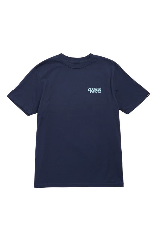Vans Kids' Hanging Around Graphic T-shirt In Dress Blues