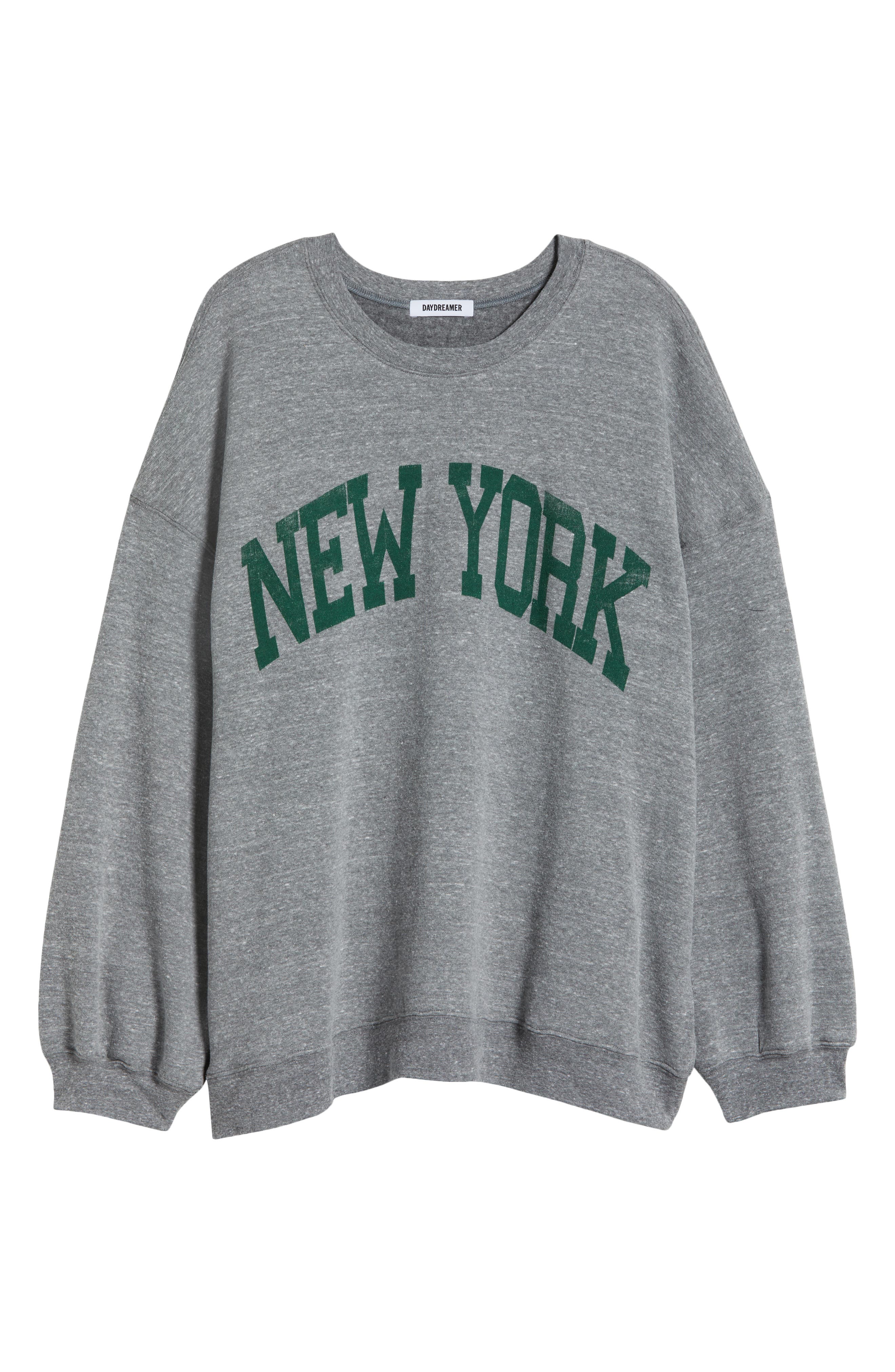 大割引 Sweatshirt Crewneck York New Daydreamer in Grey Heather トップス