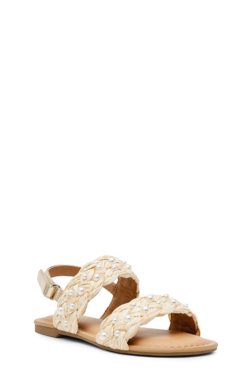 DV by Dolce Vita Kids' Cosmo Imitation Pearl Slingback Sandal Gold at Nordstrom, M