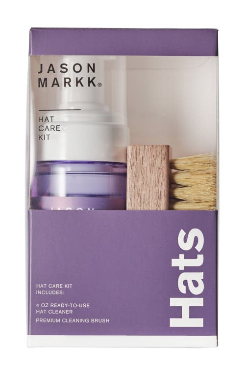 Shop Jason Markk Hat Care 2-piece Cleaning Kit In White/purple