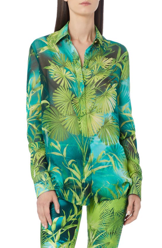 Watercolor Jungle Print Shirt S/S: Multi Color – Henry & Company