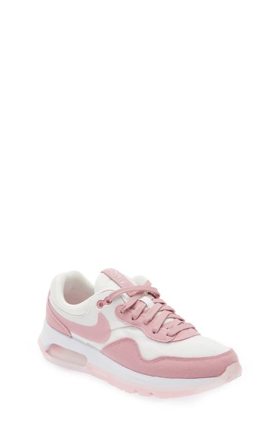 Nike Air Max Motif Big Kids' Shoes In Summit White/ Elemental Pink