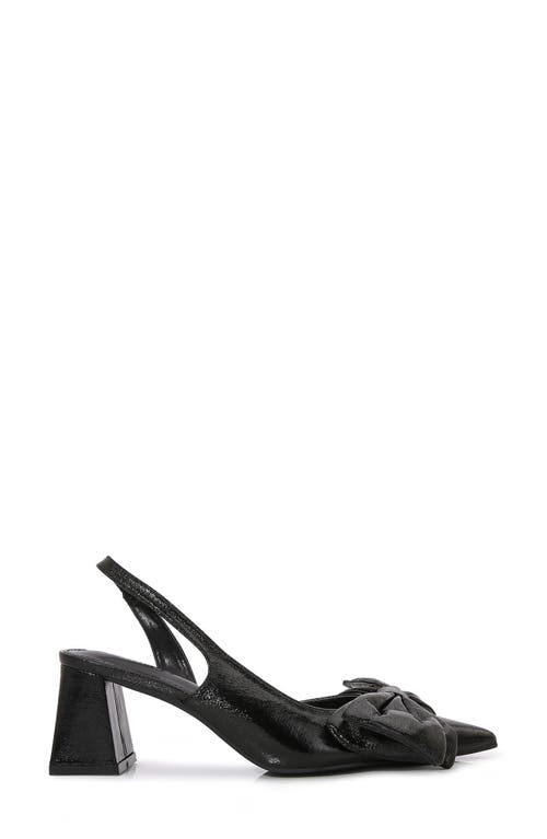 Berness Cynthia Pointed Toe Slingback Pump In Black
