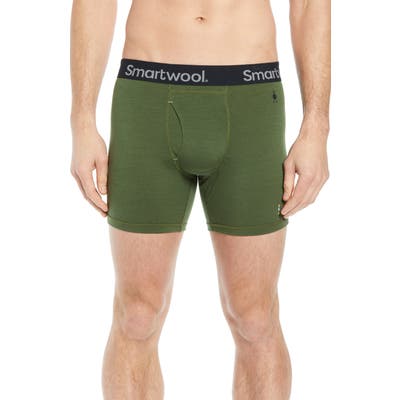Smartwool 150 Merino Wool Blend Boxer Briefs, Green