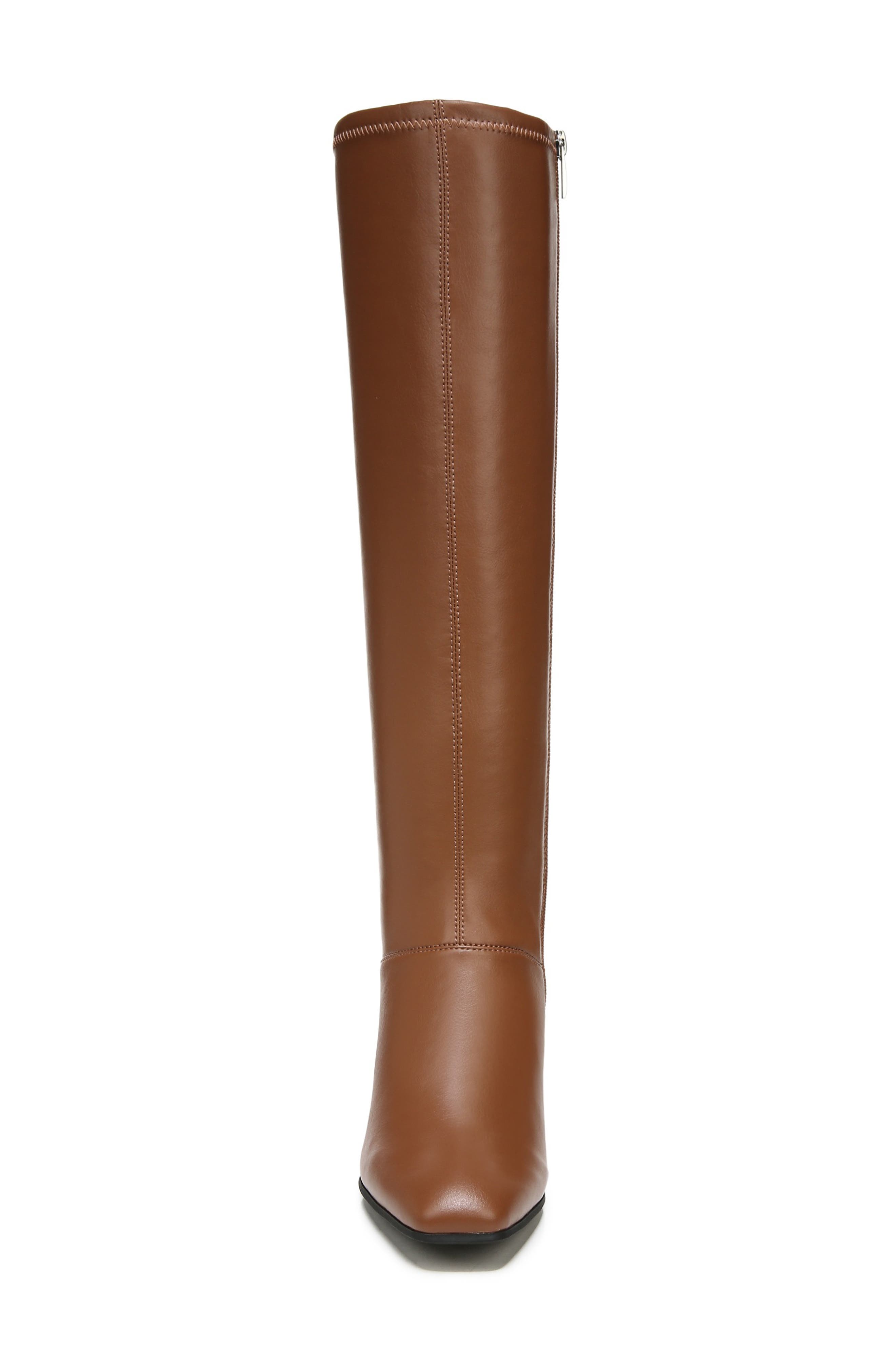 color block knee high boots