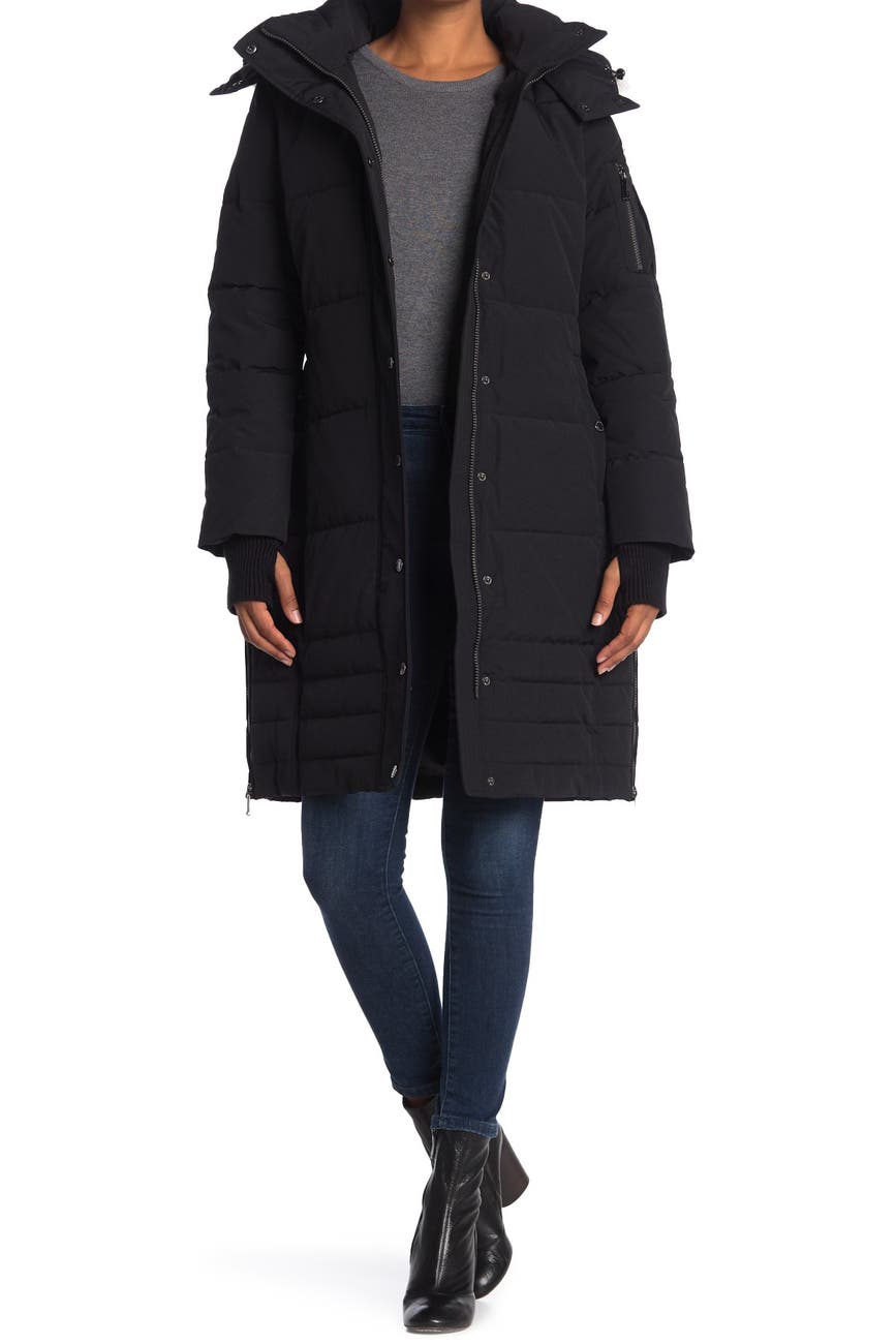 BCBG Detachable Faux Fur Hooded Puffer Coat Nordstrom Rack