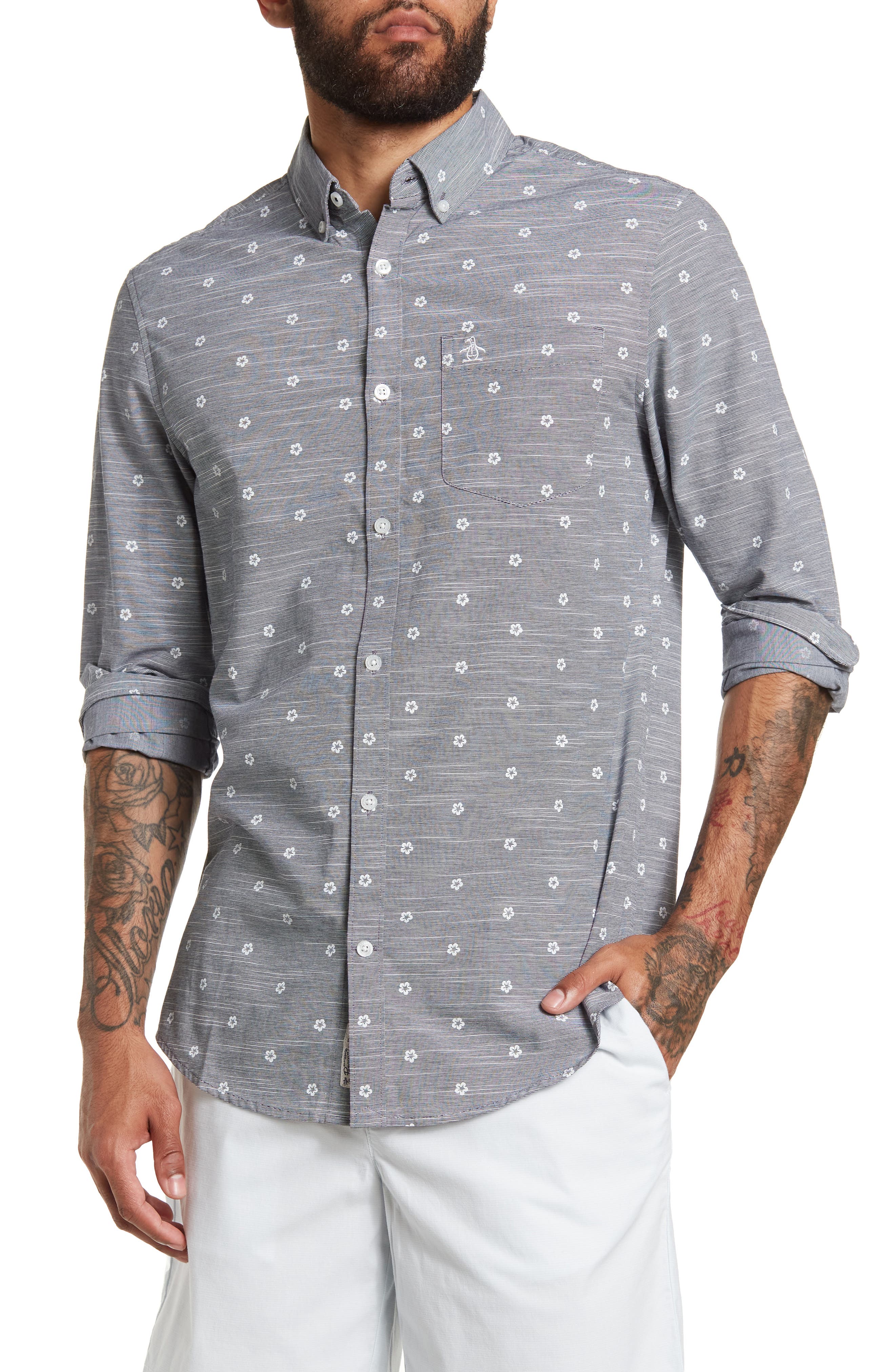 Original Penguin Floral Dot Print 
