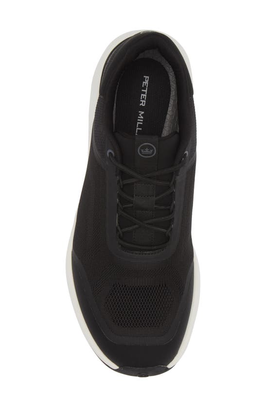 Shop Peter Millar Camberfly Sneaker In Black