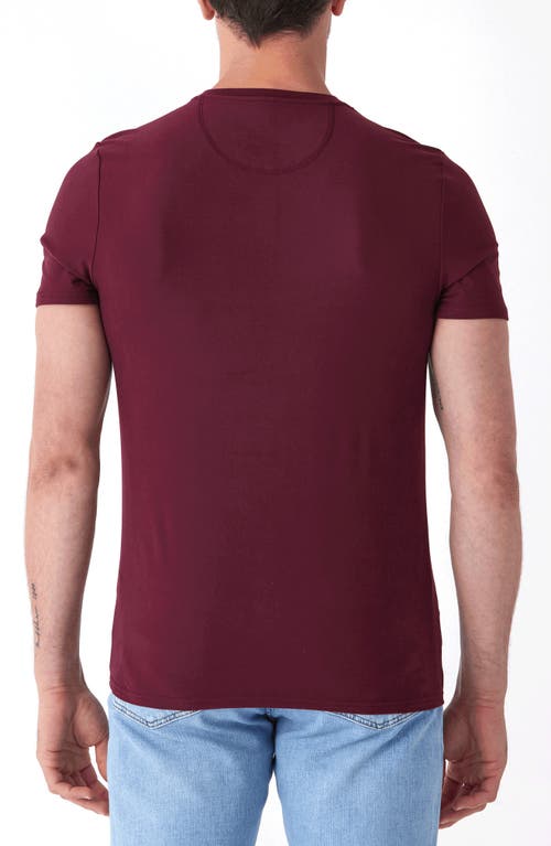 Threads 4 Thought Frederick Luxe Henley In Royal Burgundy