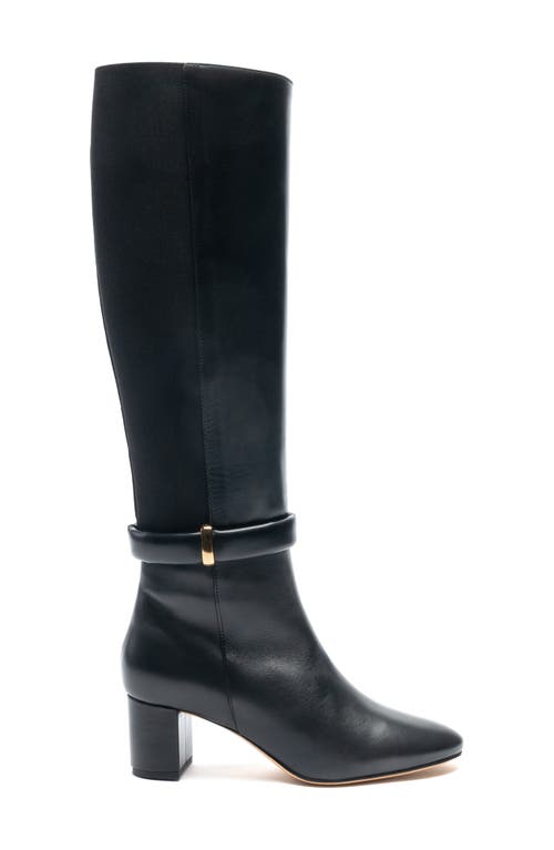 Shop Bruno Magli Paula Stretch Shaft Tall Boot In Black