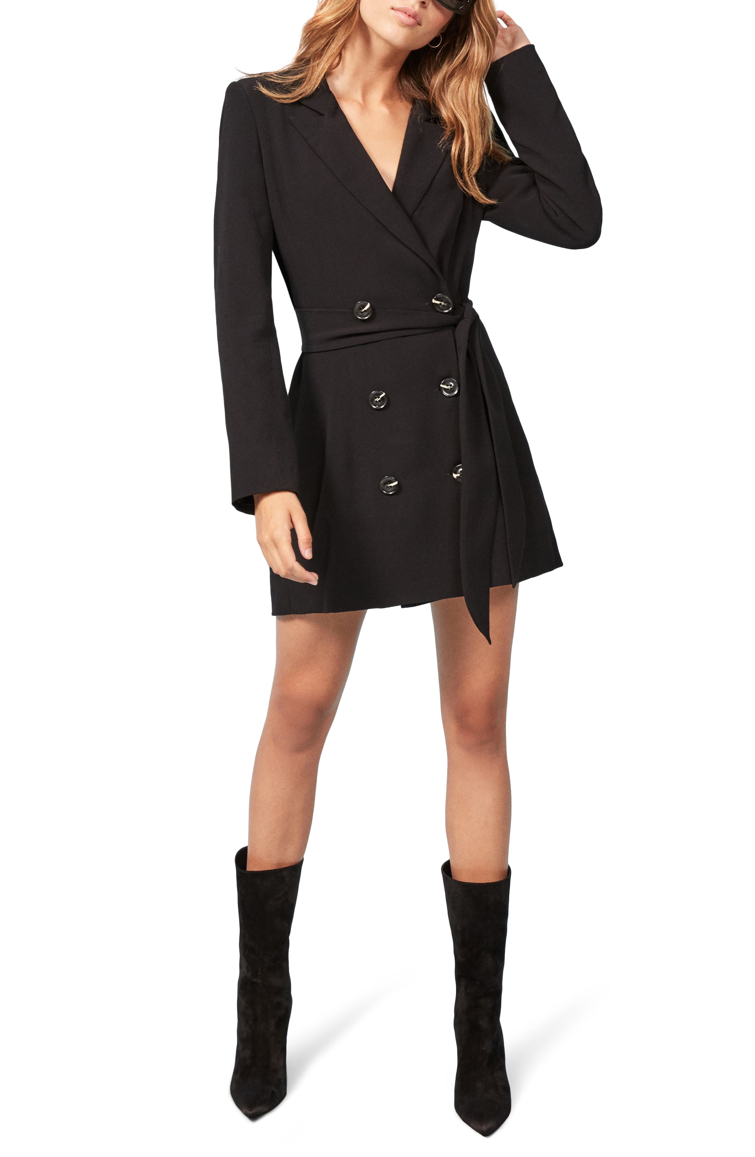 Reformation Cole Dress, Black