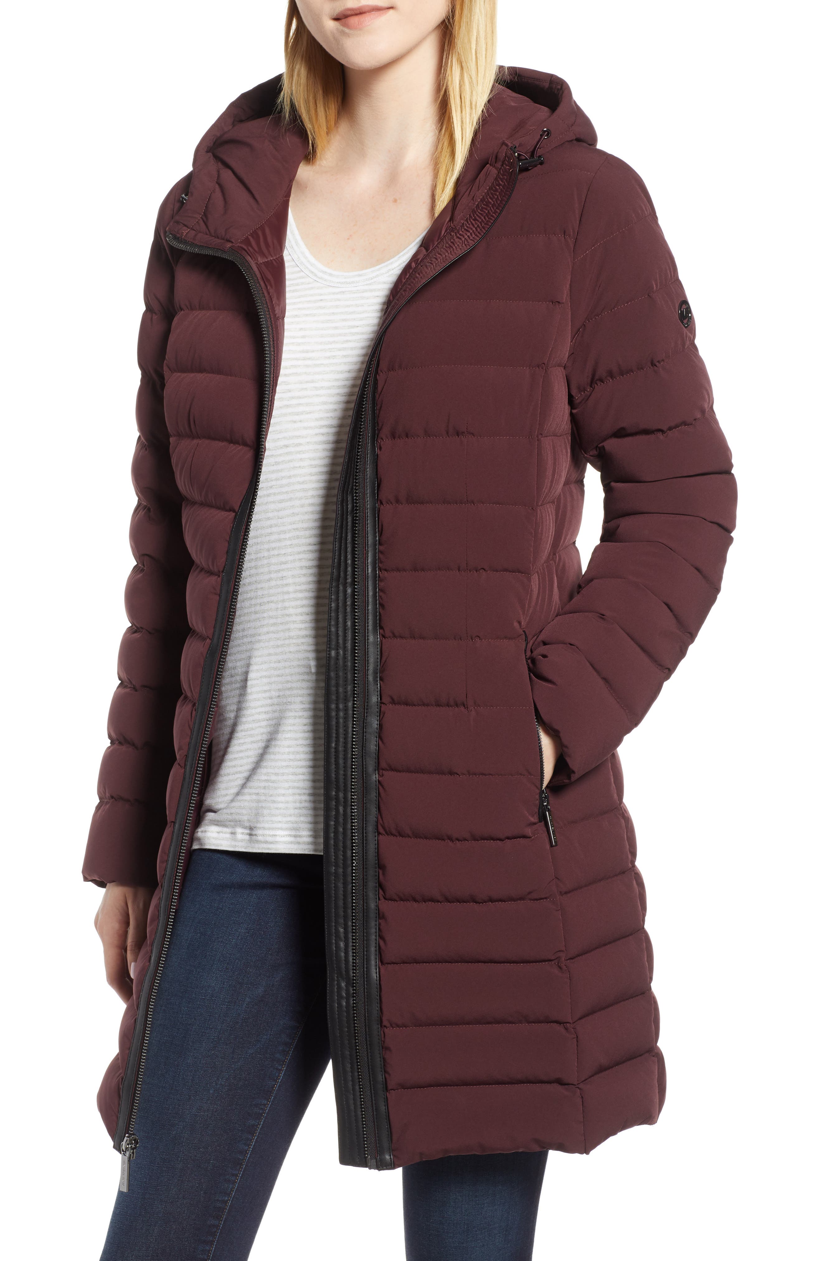 michael kors quilted packable coat
