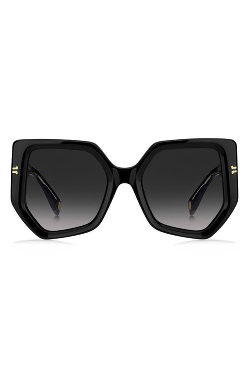 Geometric Sunglasses in Black /Grey Shaded