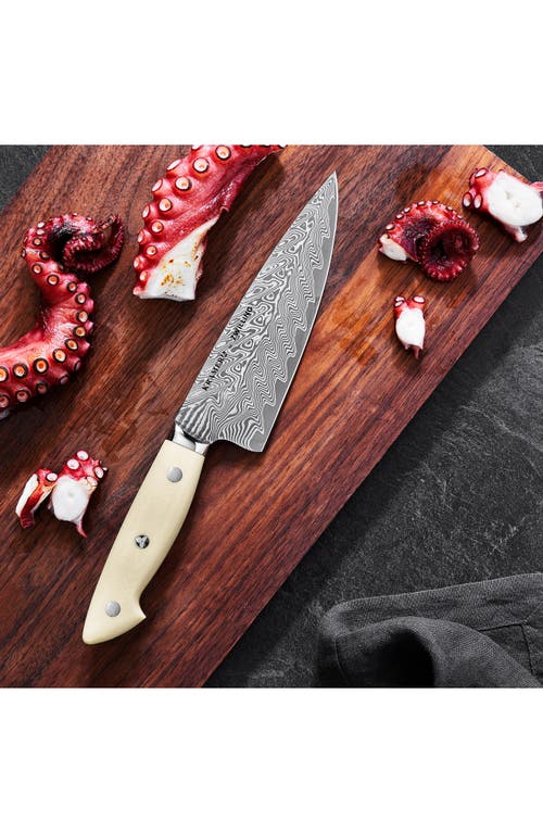 Zwilling Bob Kramer Cumulus 6-inch Chef's Knife In White