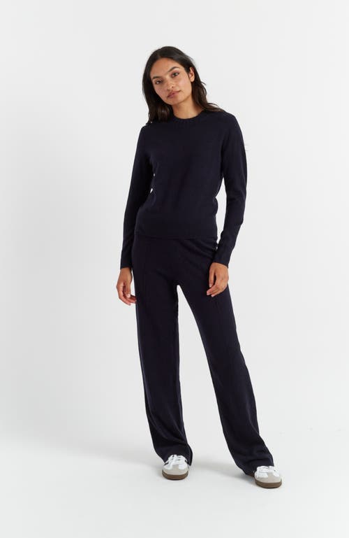 Chinti & Parker Crew-neck Knitted Cardigan In Navy