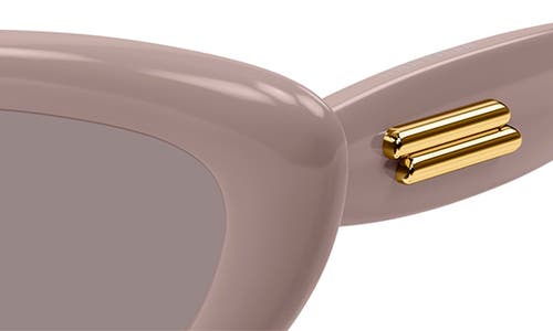 Shop Bottega Veneta 53mm Cat Eye Sunglasses In Pink