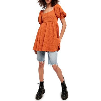 Free People Violet Minidress, Orange