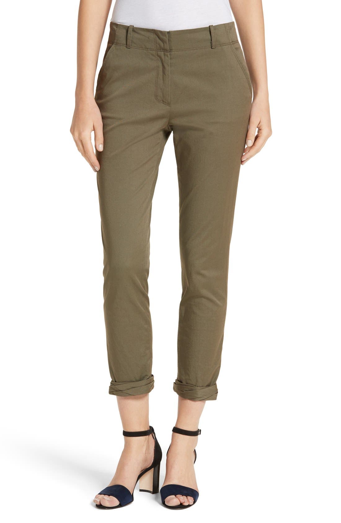 Veronica Beard Coach Cuffed Pants Nordstrom