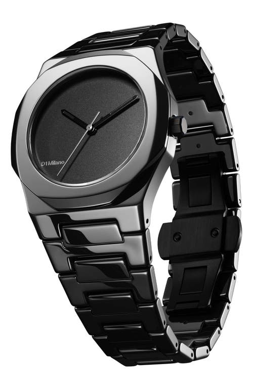 D1 Milano Watch Nylon 39 Mm In Black
