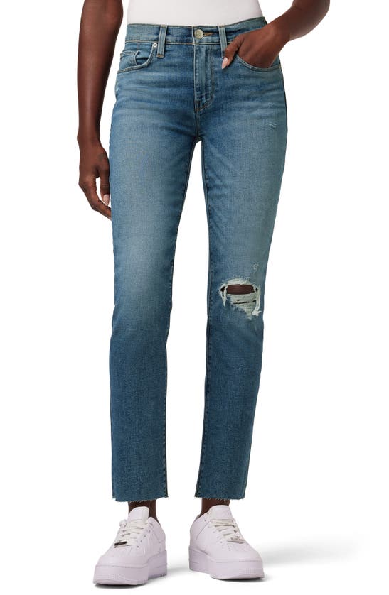 Hudson Nico Straight Leg Ankle Jeans In Reminisce