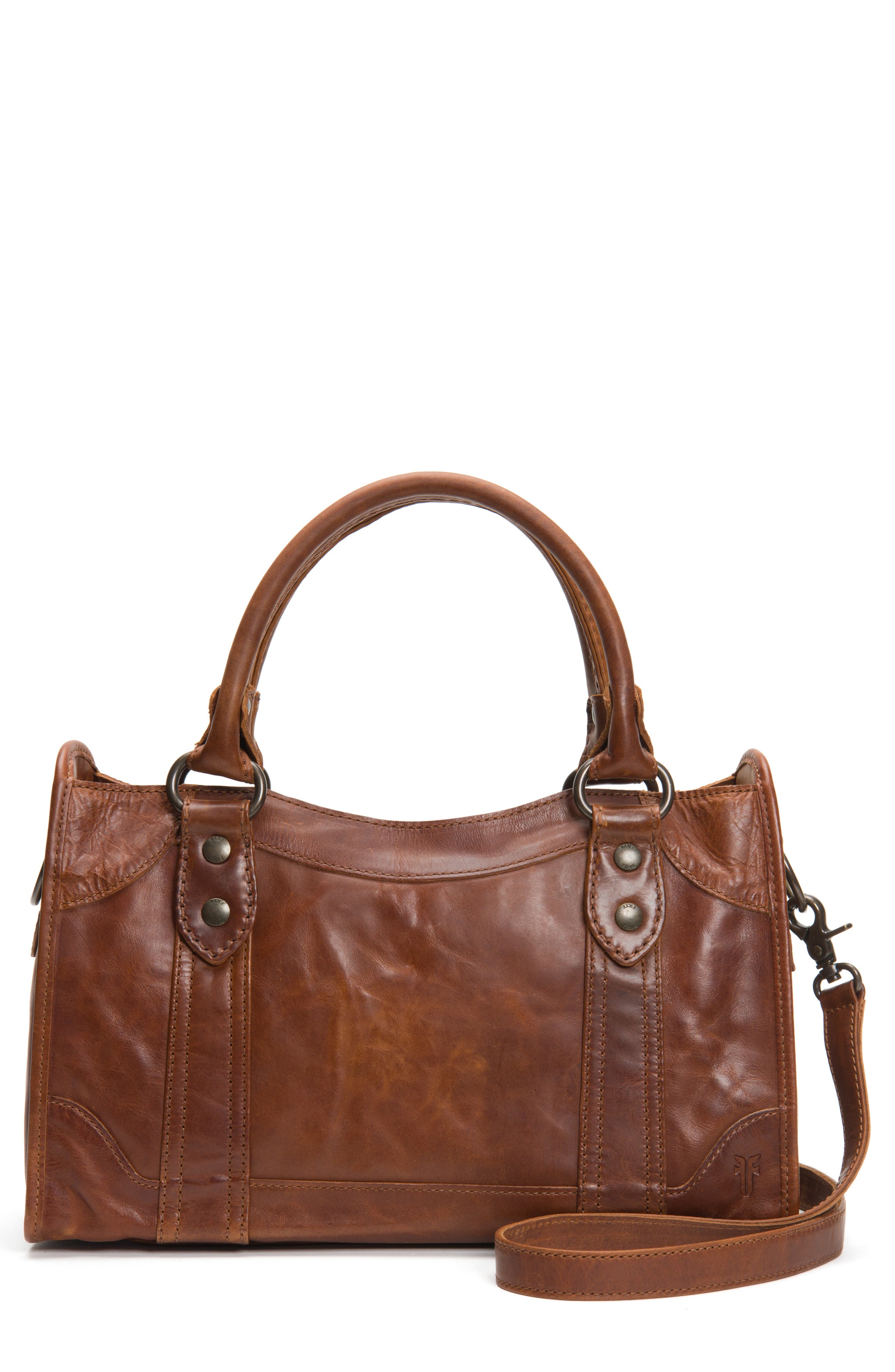 UPC 888542312269 product image for Frye 'Melissa' Washed Leather Satchel in Cognac at Nordstrom | upcitemdb.com