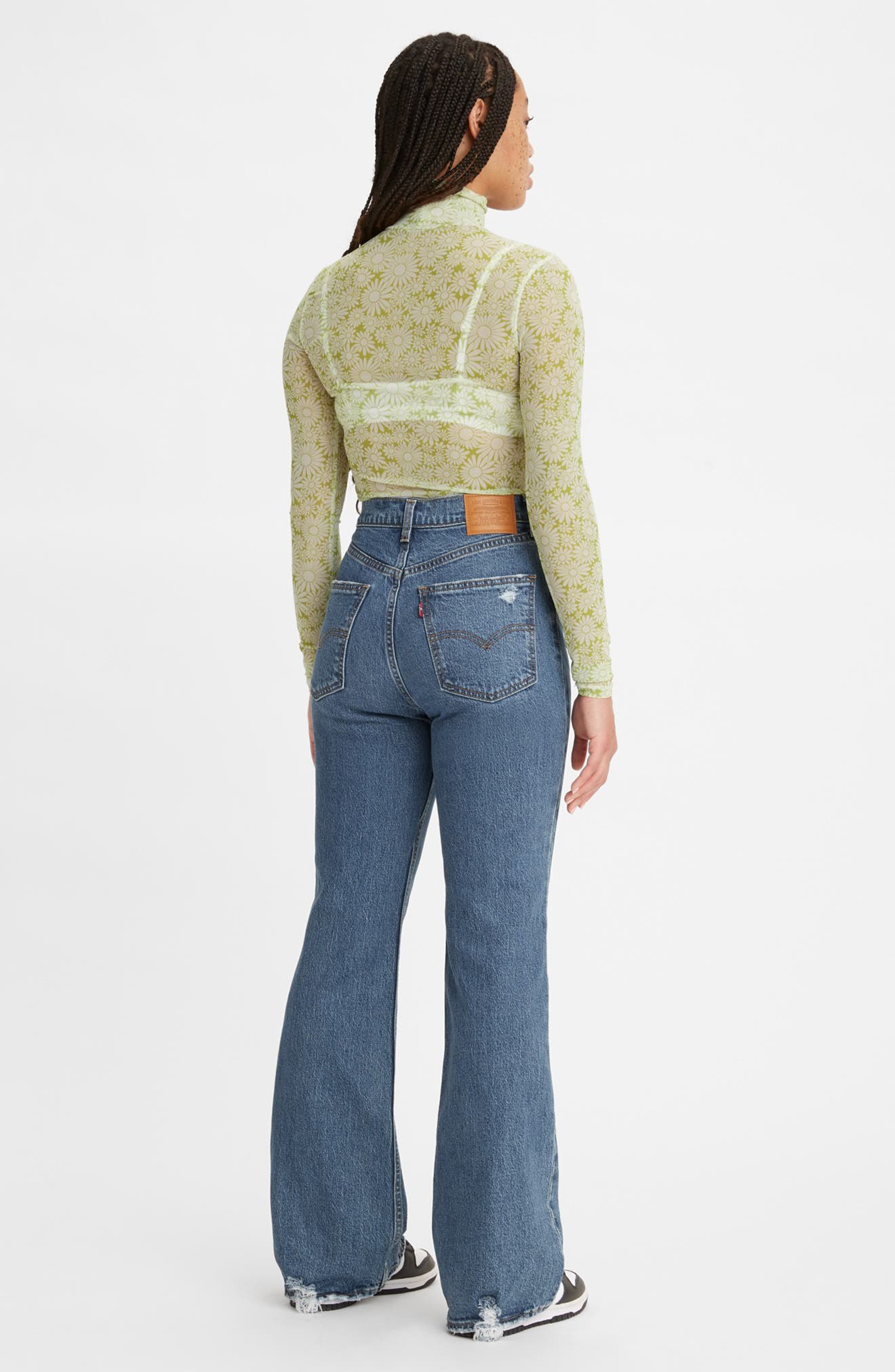 levi's flare high waist