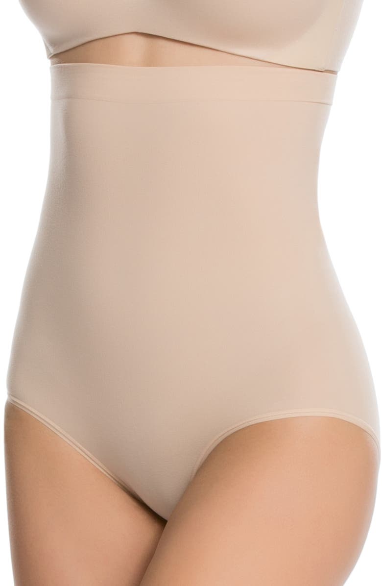 SPANX<SUP>®</SUP> Higher Power Shaper Panties, Main, color, SOFT NUDE