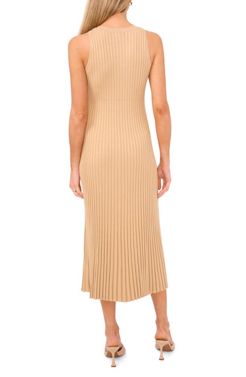 Shop Halogenr Halogen(r) Sleeveless Midi Sweater Dress In Light Sand Brown