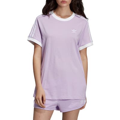 Adidas Originals 3-Stripes Tee, Purple