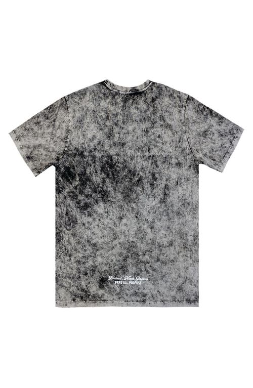 Shop Prps Devil's Lake Cotton Graphic T-shirt In Black
