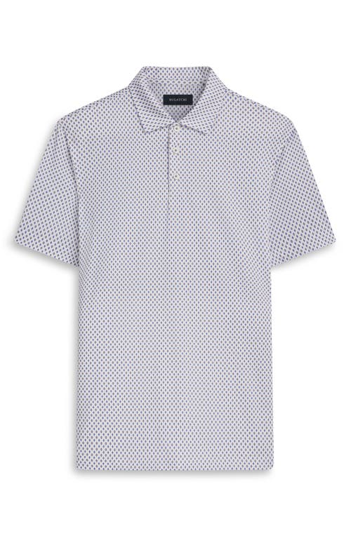 Shop Bugatchi Victor Ooohcotton® Print Polo In Chalk