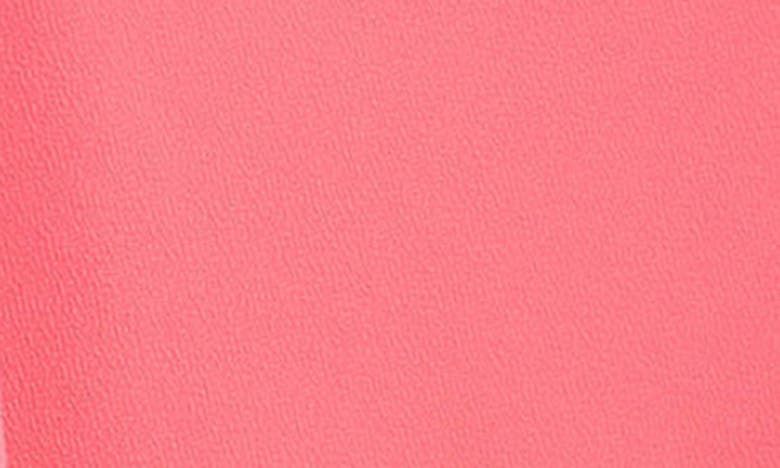 Un Deux Trois Girl's Fit And Flare Textured Dress In Coral