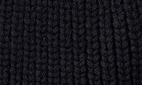 Shop Mackage Jude Recycled Wool Blend Rib Beanie In Black