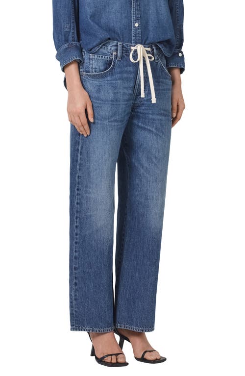 Citizens of Humanity Brynn Wide Leg Organic Cotton Trouser Jeans in Atlantis