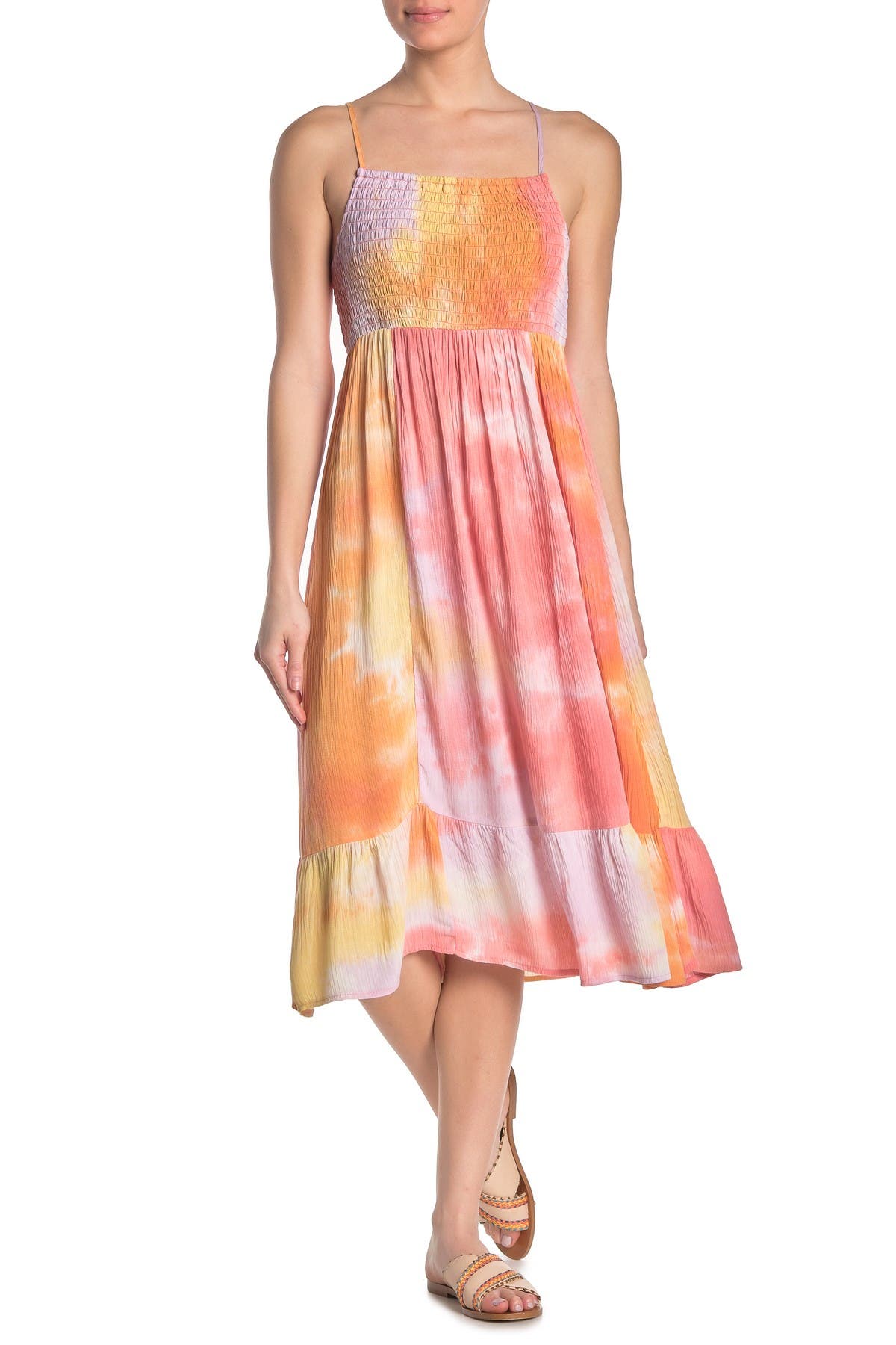 Sweet Rain Tie Dye Sleeveless Dress Nordstrom Rack