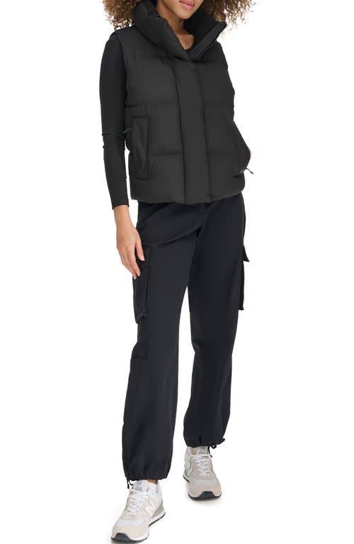 Levi's Women's Stand Collar Puffer Vest In Black