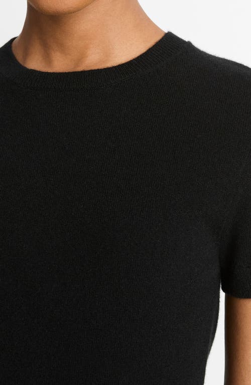 Vince Crewneck Tee In Black