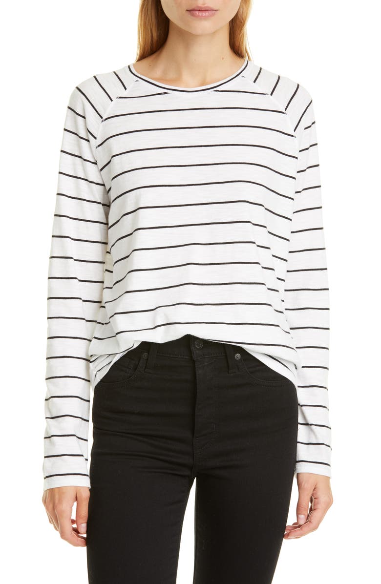 Raglan Sleeve Stripe Tee Raglan Sleeve Stripe Tee
