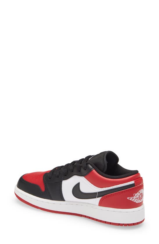 Jordan Air  1 Low Sneaker In Gym Red/ White/ Black