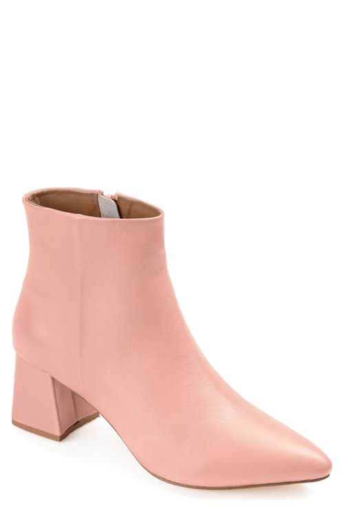 Tabbie Pointed Toe Bootie in Blush