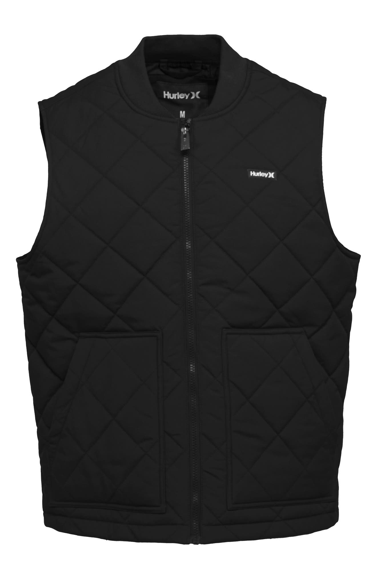 black nylon vest