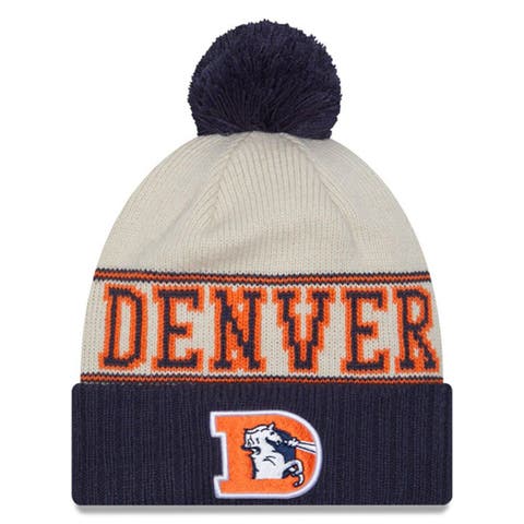 Lids Denver Broncos New Era Youth Proof Cuffed Knit Hat with Pom