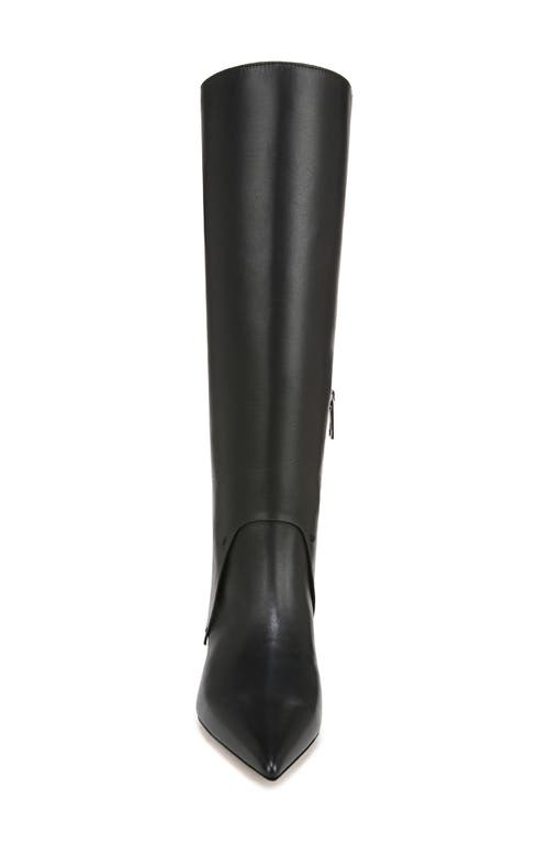 Shop Franco Sarto Martin Pointed Toe Knee High Boot In Black