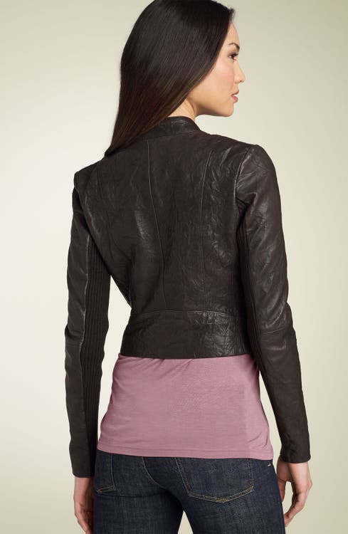 Hinge Leather Biker Jacket Nordstrom