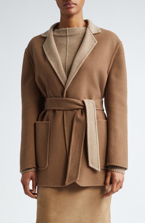 Shop Max Mara Tolmin Wool & Cashmere Crewneck Sweater In Hazelnut Brown