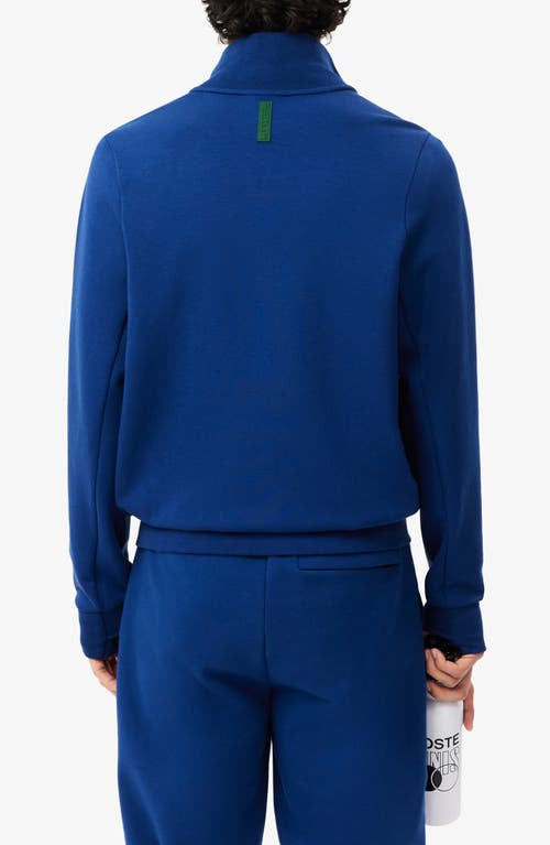 Lacoste Zip-up Jacket In Globe