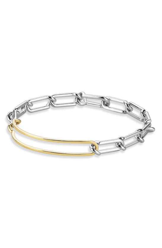Shop Kloto Journey Link Bracelet In Silver/ Gold