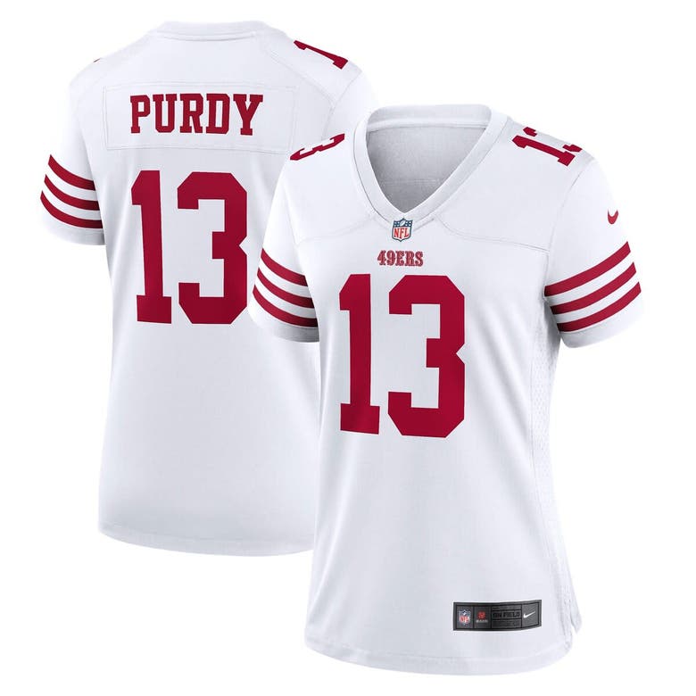 NIKE NIKE BROCK PURDY WHITE SAN FRANCISCO 49ERS GAME JERSEY